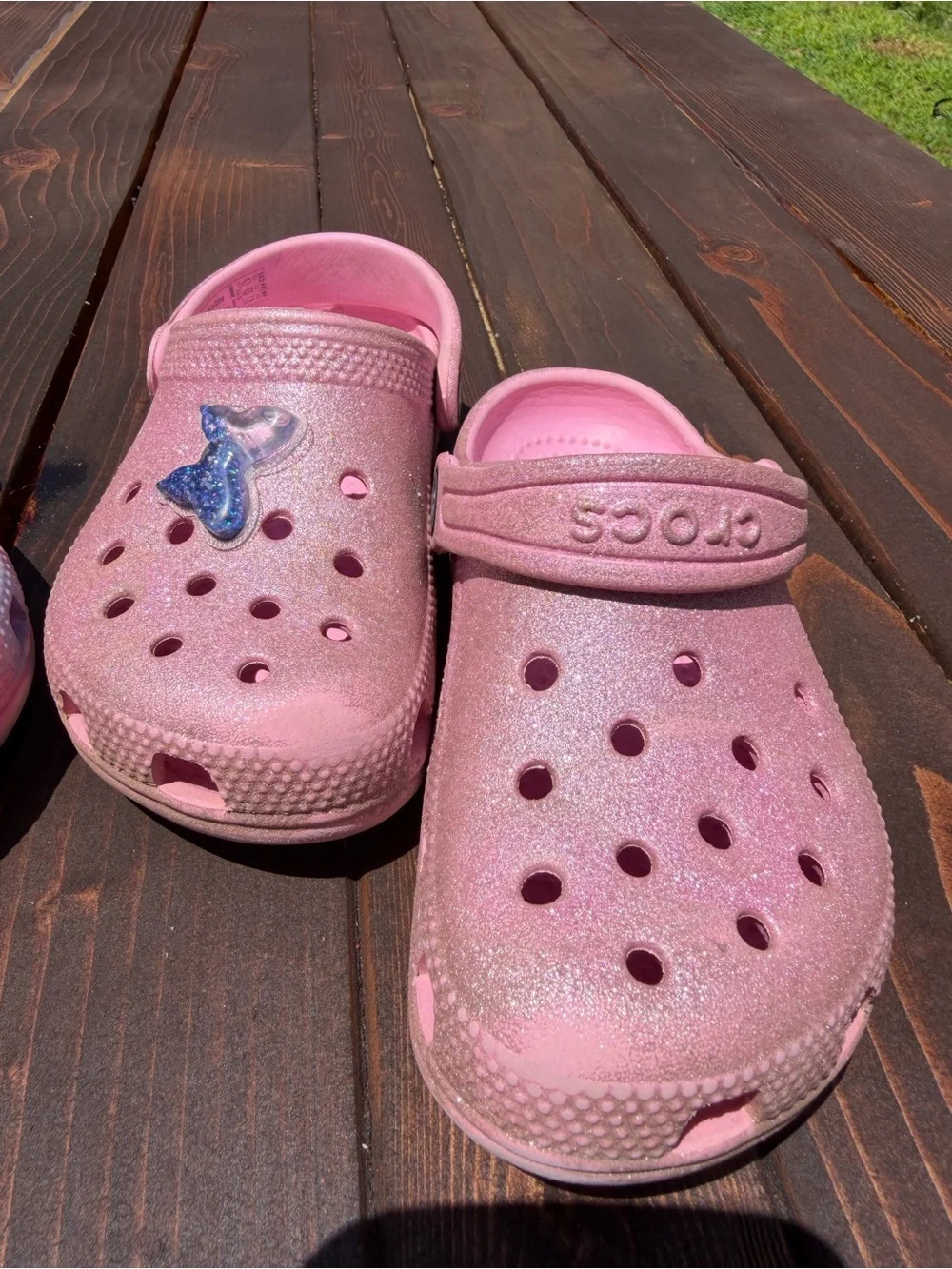 Girls Crocs Bundle Sizes 11 & 12 – Pink & Tie-Dye